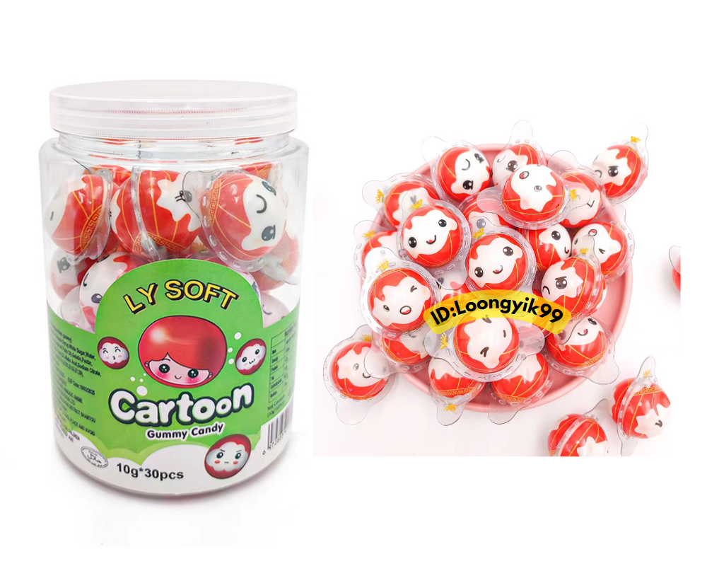 LY Soft Gummy Candy Filled Jam 30pcs