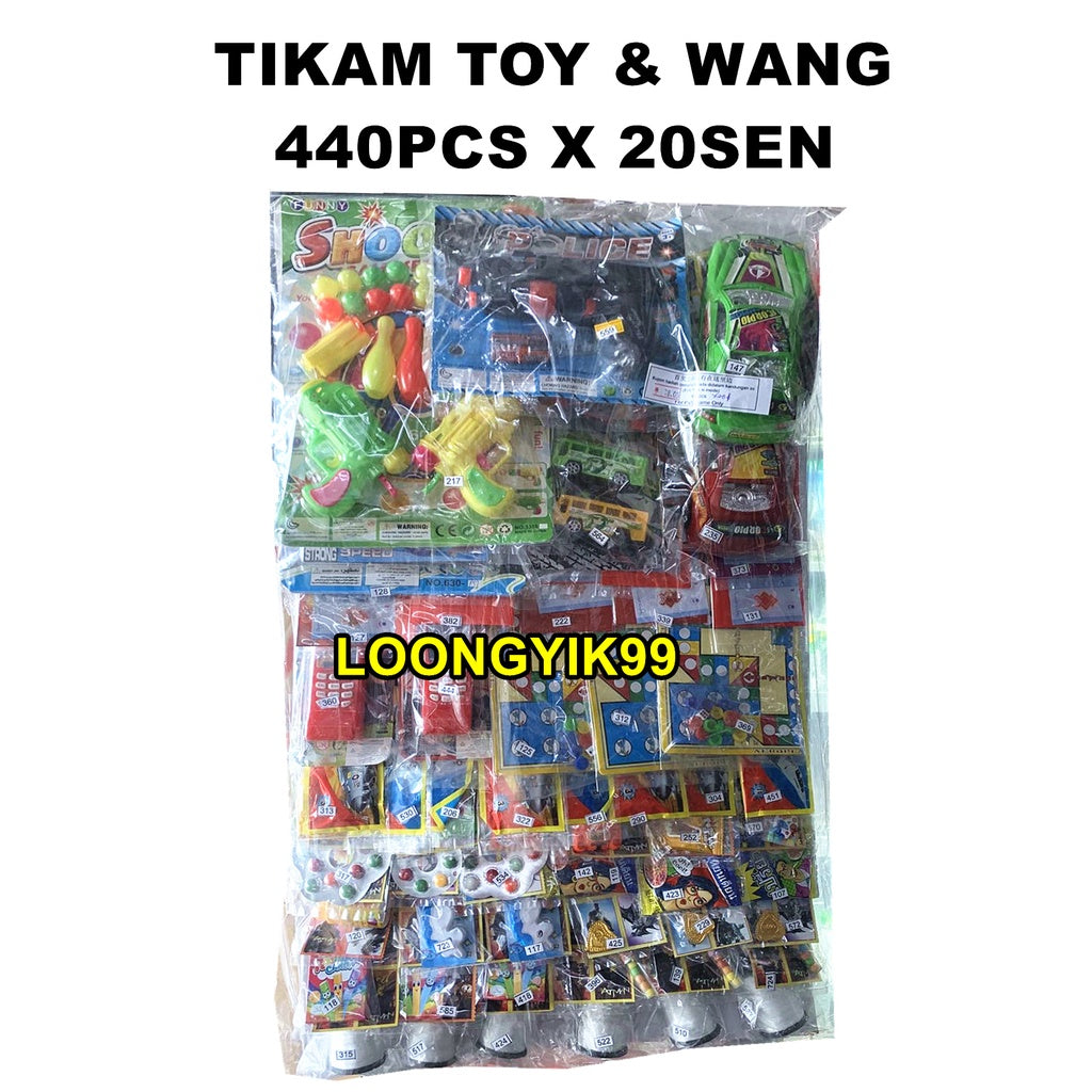 MONEY & TOYS TIKAM PAPAN PARTY GAME NUMBER 300PCS