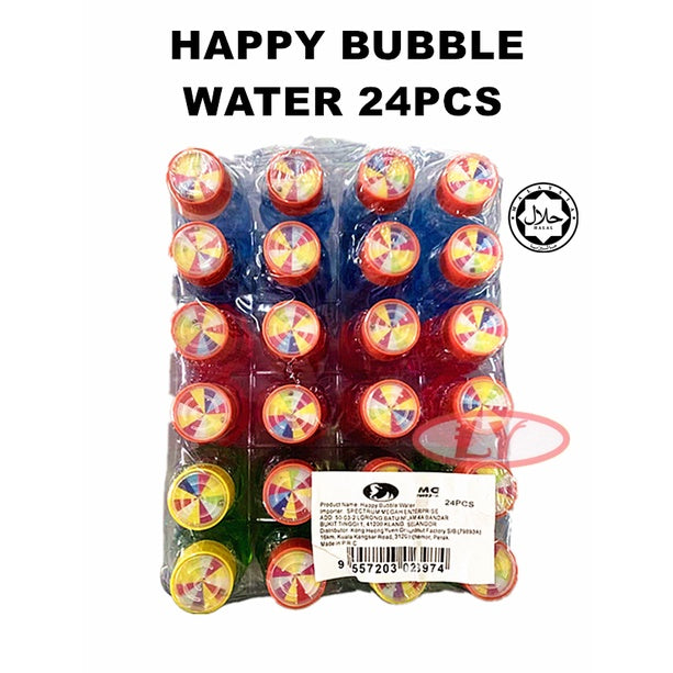 HAPPY BUBBLE WATER 24PCS BLOW / PLAY / KIDS