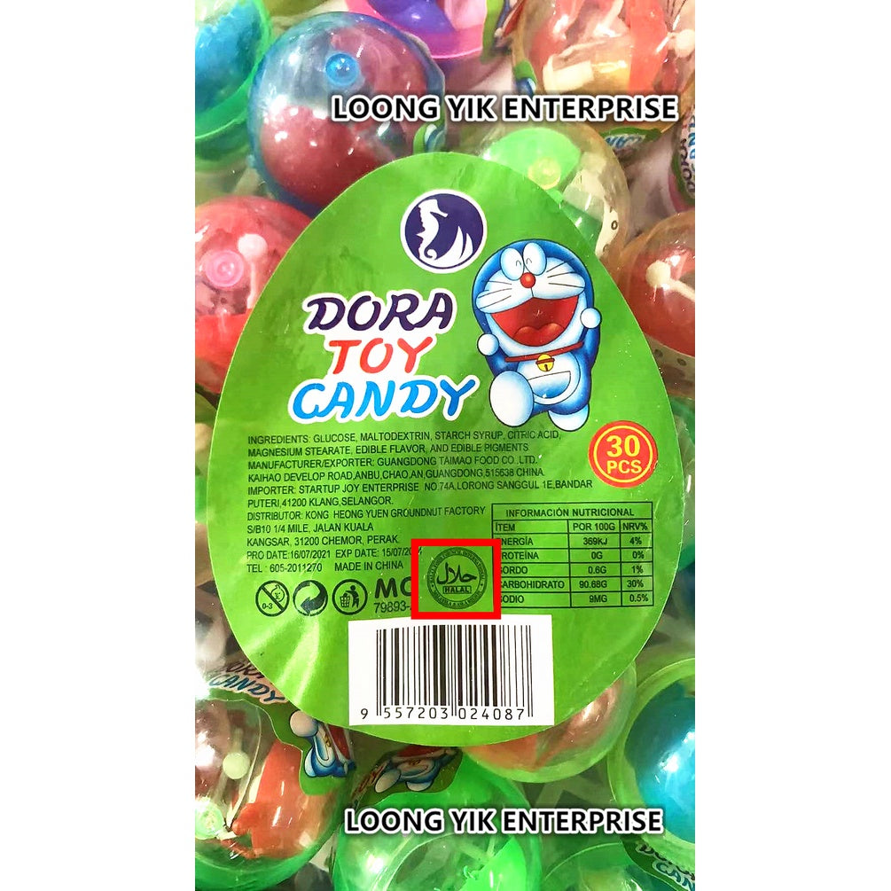 PONY & DINO / DORA TOY EGG CANDY 30PCS