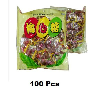 GULA-GULA ASAM MOI RED PLUM CANDY 100PCS