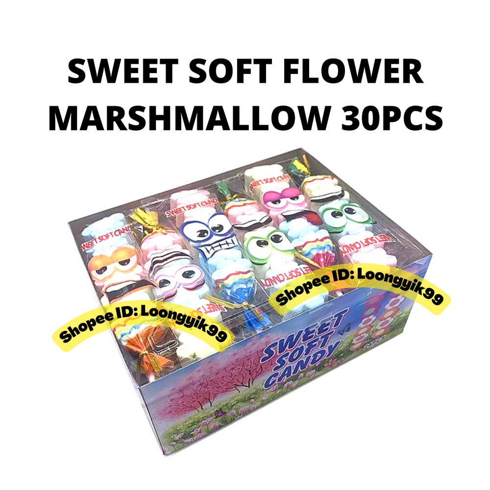 SWEET SOFT FLOWER MARSHMALLOW 30PCS