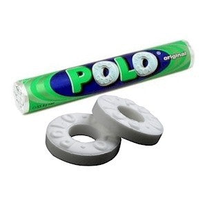 POLO PRESSED SUGAR PEPPERMINT FLAVOUR CANDY 24G X 24UNITS