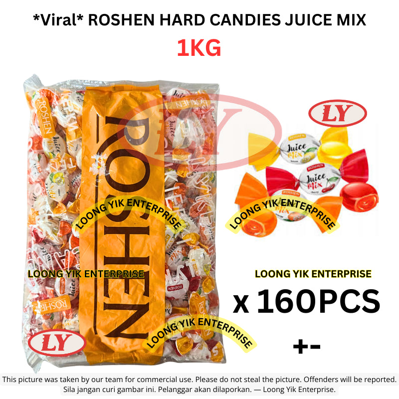 *Viral* ROSHEN HARD CANDIES JUICE MIX 1KG LY99