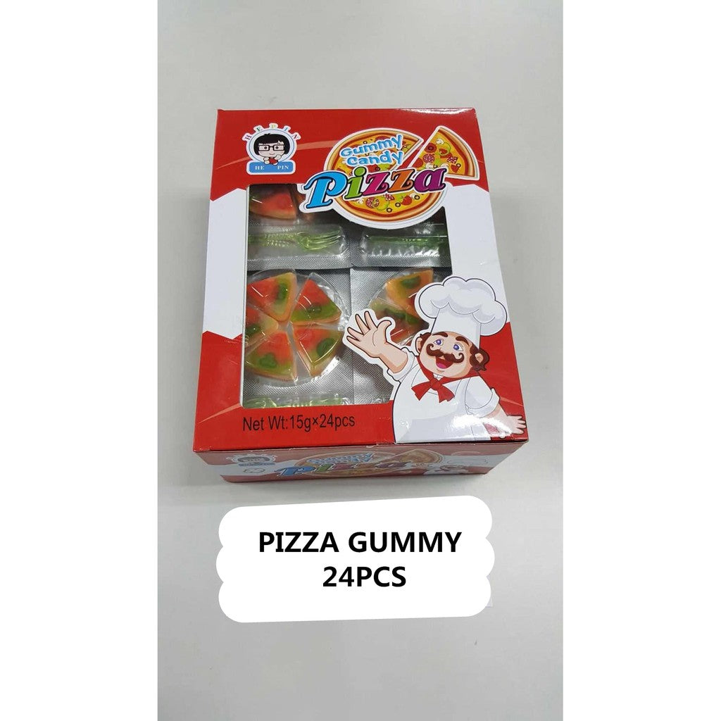 PIZZA GUMMY CANDY 24PCS