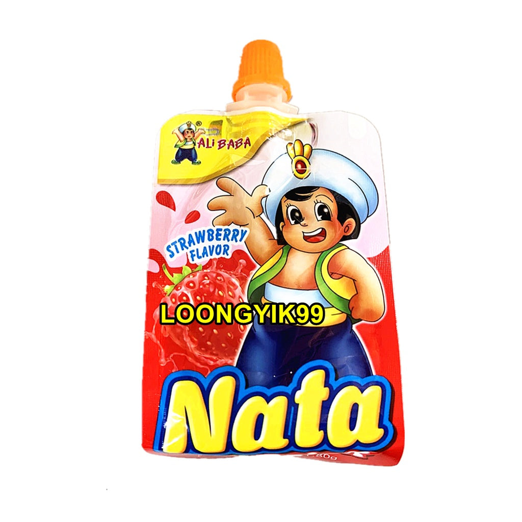 NATA JELLY DRINK 80G X 12PCS (STRAWBERRY/GRAPE/ORANGE) HALAL