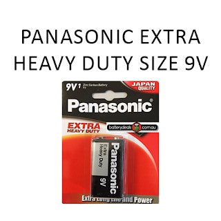 PANASONIC EXTRA HEAVY DUTY 9V 12PACKS(12PCS)