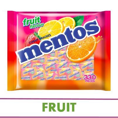 MENTOS FRUIT CANDY 330PCS