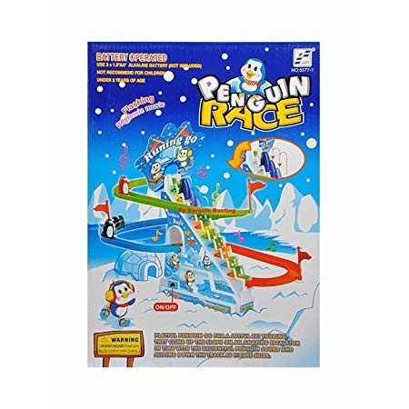 PENGUIN RACE RUNNINNG GO LIGHT MUSIC TOYS