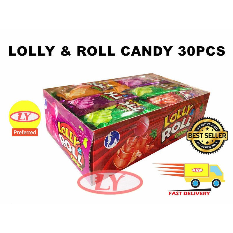 LOLLY & ROLL CANDY 30PCS