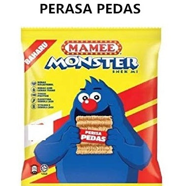 MAMEE MONSTER SNEK MI PERISA BBQ / AYAM / PEDAS 25G X 30PACKS