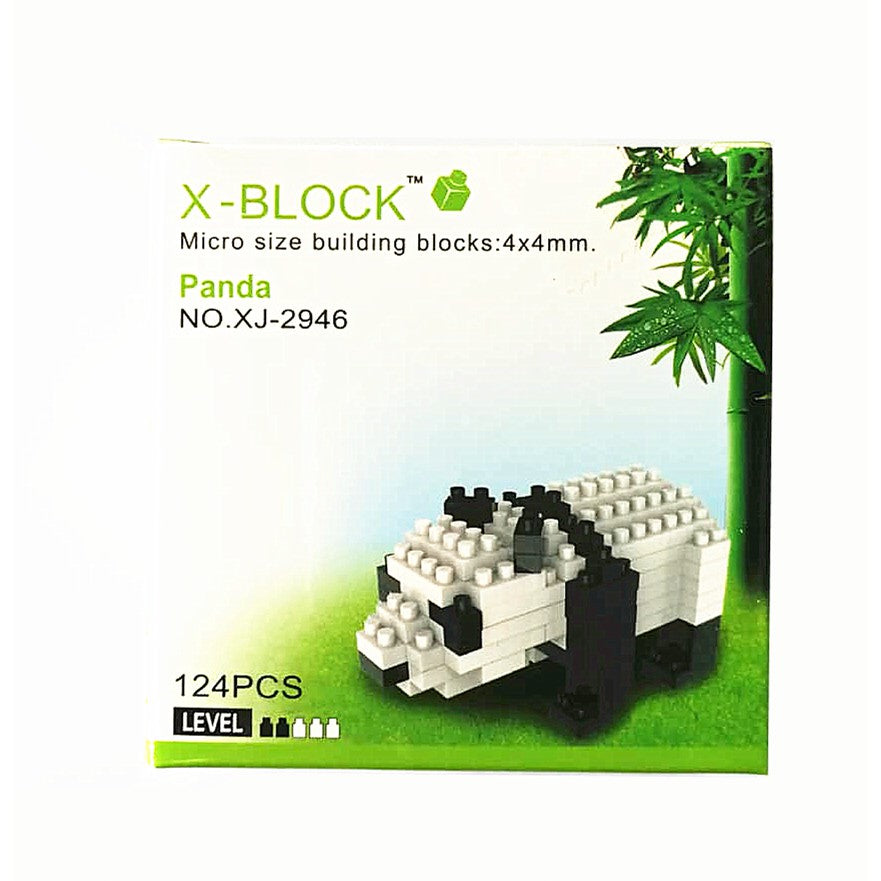 X-BLOCK MICRO SIZE BUILDING BLOCKS ANIMAL SERIES 8 SET