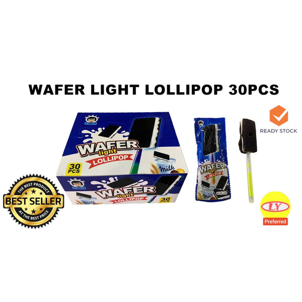 WAFER LIGHT LOLLIPOP 30PCS