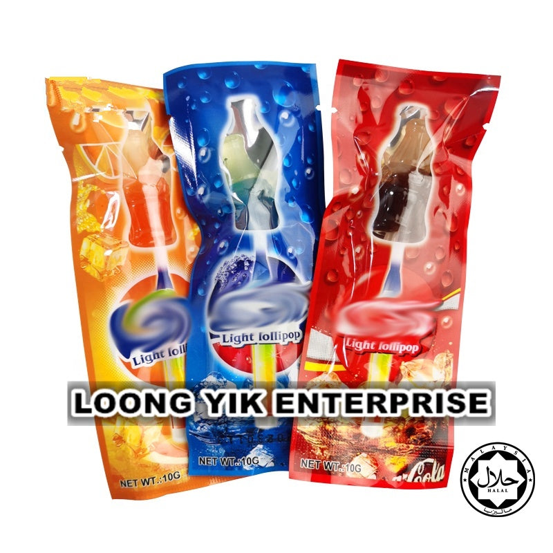 SODA DRINK LIGHT LOLLIPOP 10G X 30PCS