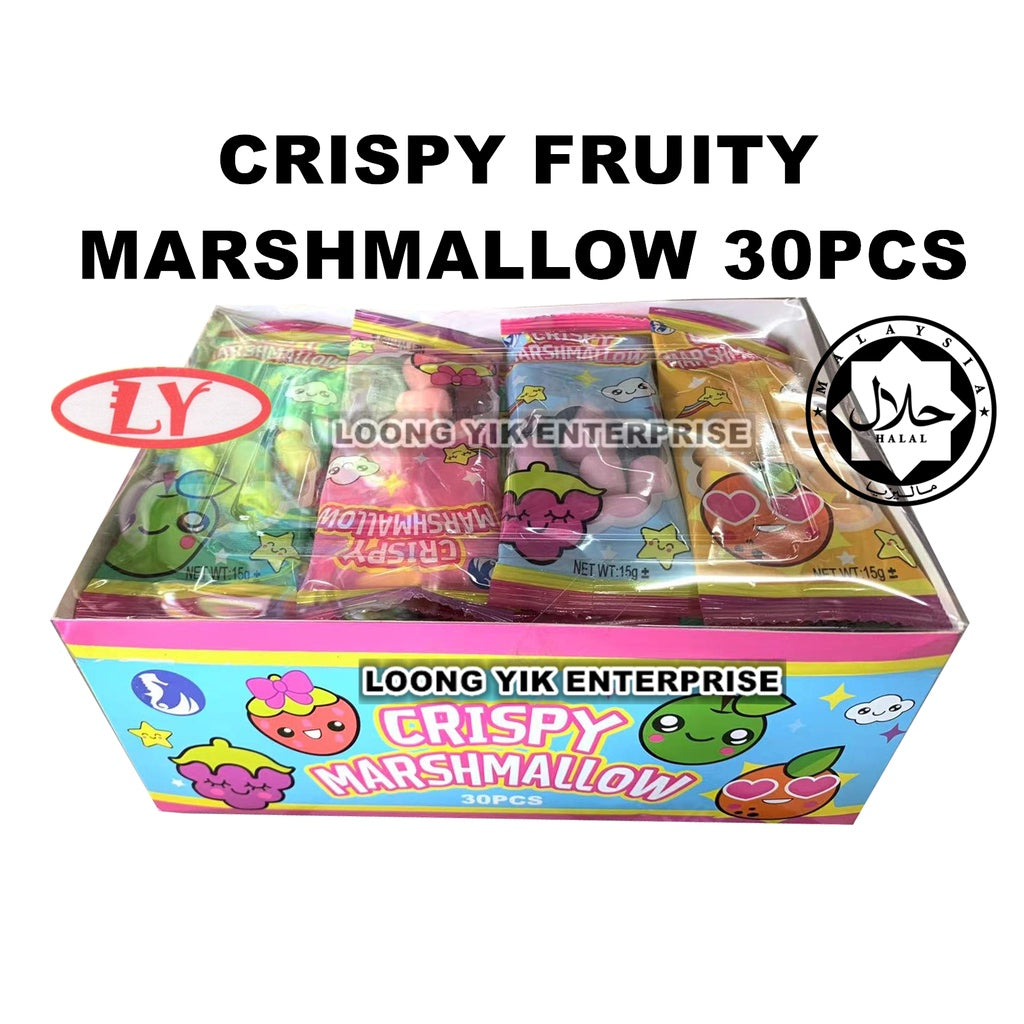 CRISPY FRUITY MARSHMALLOW 30PCS