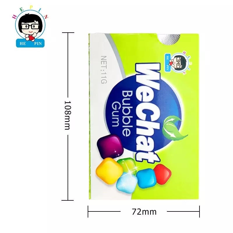 WECHAT BUBBLE GUM 11G X 30PACKS