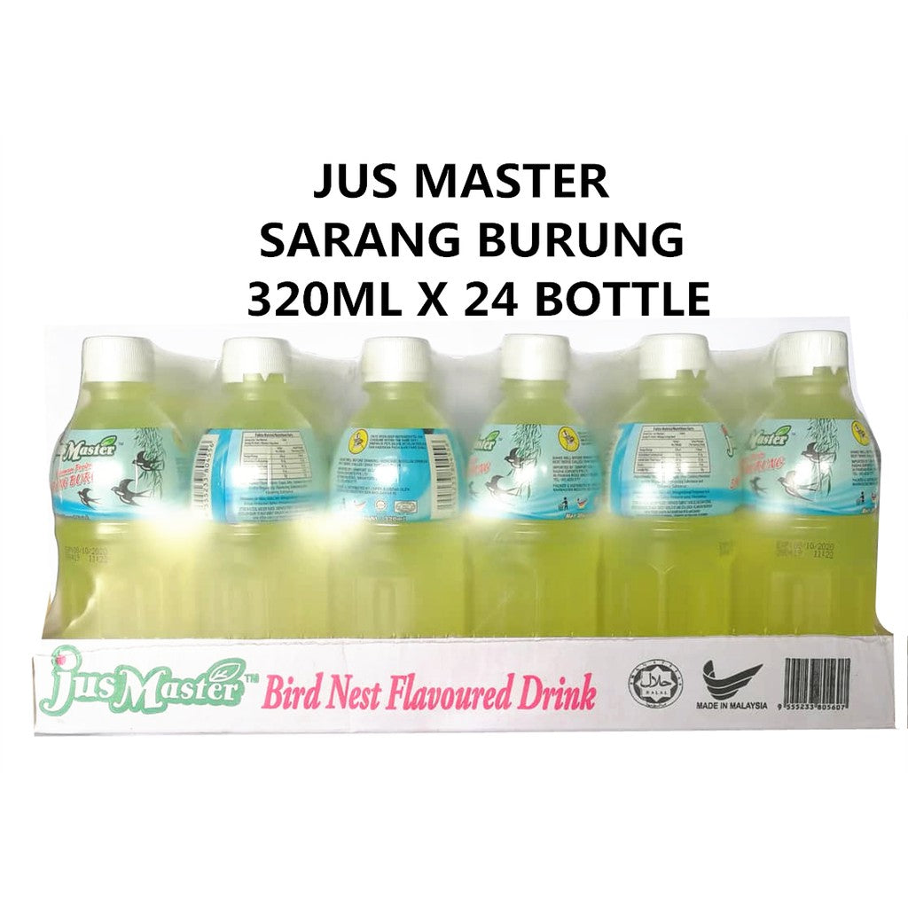 JUS MASTER SARANG BURUNG DRINK JUICE GOOD TASTE 320ML X 24 BOTTLE