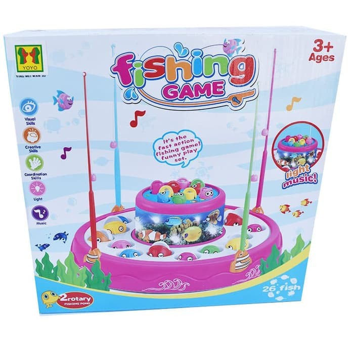 DOUBLE LAYER FISHING GAME SET