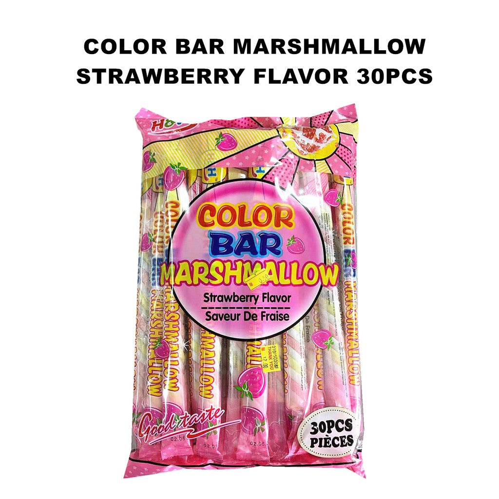 BEAUTY COLOR BAR / YOYO LONG MARSHMALLOW 30PCS