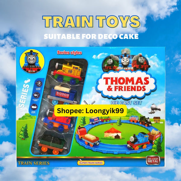 Thomas & Friends Train Toy Die Cast Set 4 in 1 (Ready stock)