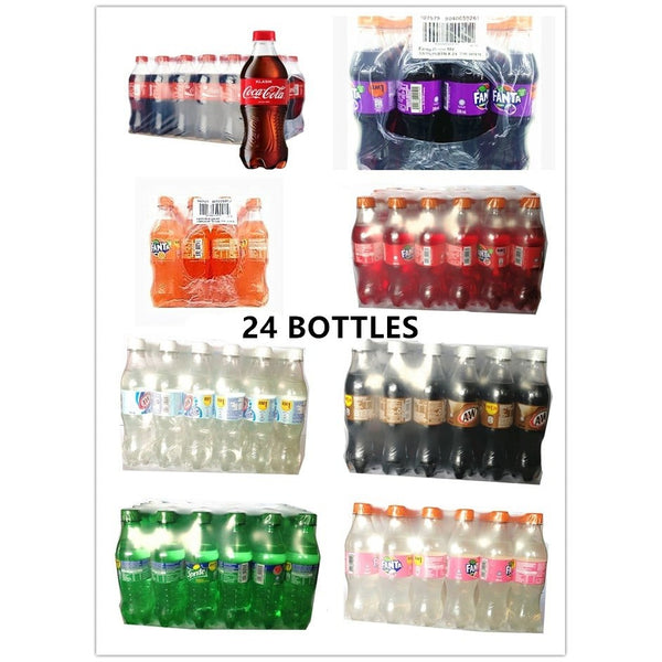 NEW PACKING! SOFTDRINK COCA-COLA SPRITE FANTA A&W 24 bottle