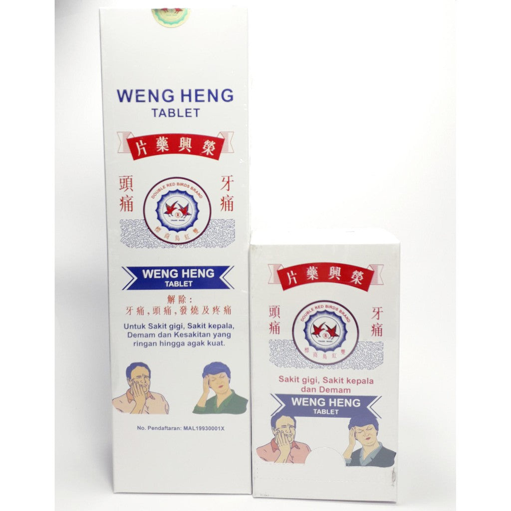 WENG HENG TABLET PARACETAMOL 500MG UBAT SAKIT GIGI KEPALA