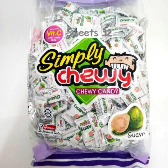 1kg Hamac Simply Guava Chewy Candy 300pcs+- HALAL