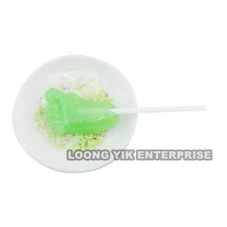 FOOT JUMPING CANDY LOLLIPOP WITH POPPING 13G X 30PCS