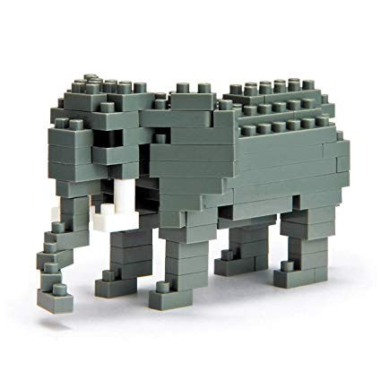 X-BLOCK MICRO SIZE BUILDING BLOCKS ANIMAL SERIES 8 SET