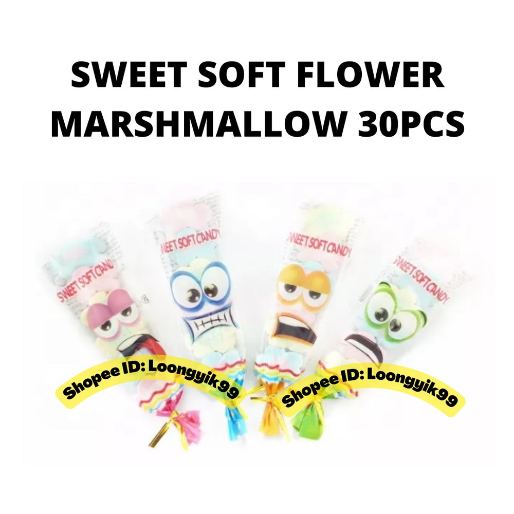 SWEET SOFT FLOWER MARSHMALLOW 30PCS