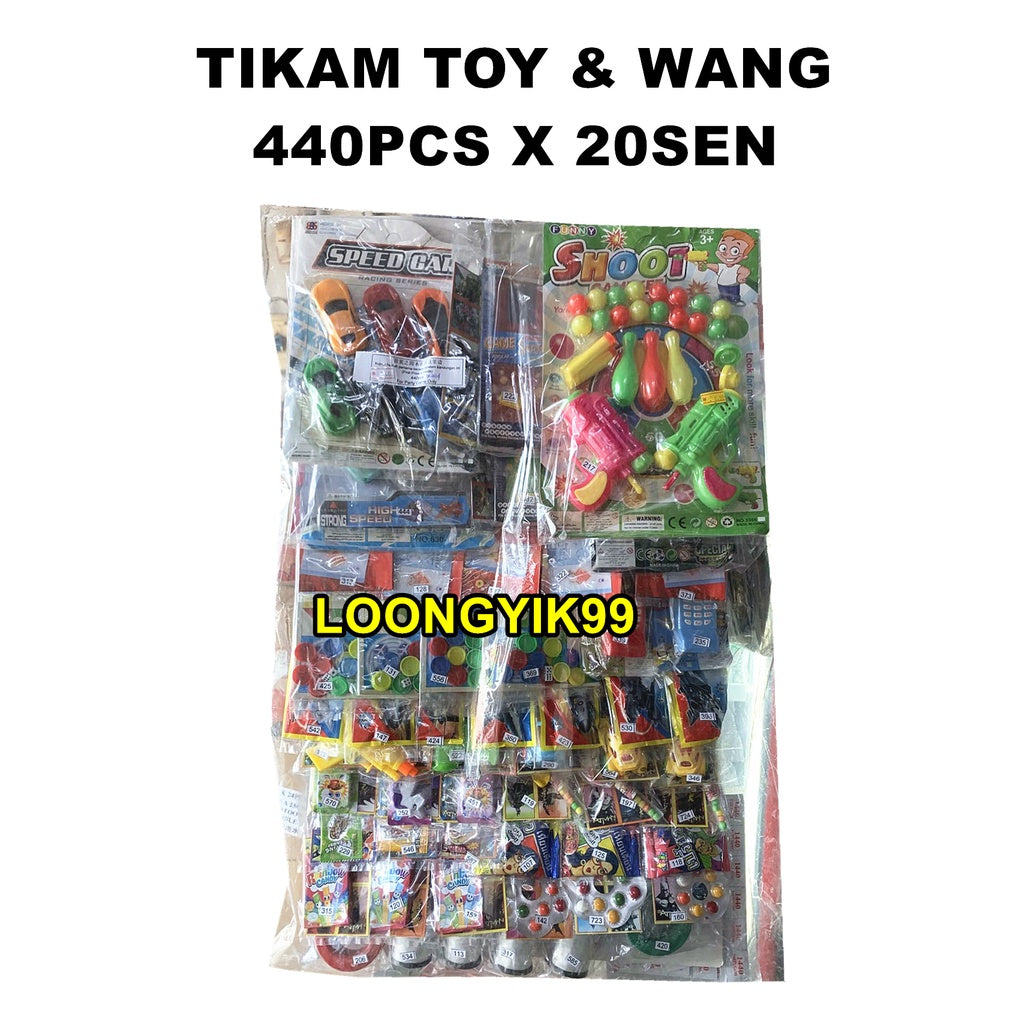 MONEY & TOYS TIKAM PAPAN PARTY GAME NUMBER 300PCS