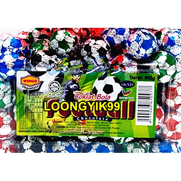 WINGO FOOTBALL COKLAT BOLA 900G HALAL