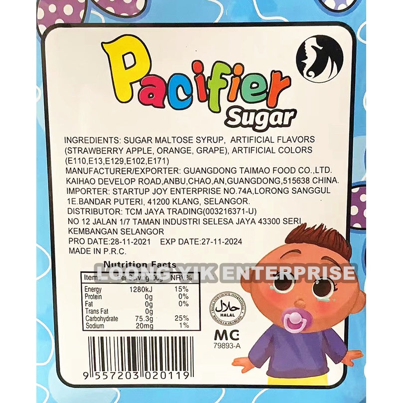 PACIFIER SUGAR CANDY 4G X 30PCS