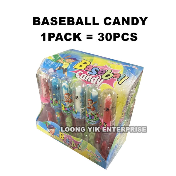 BASEBALL CANDY LOLLIPOP 30PCS