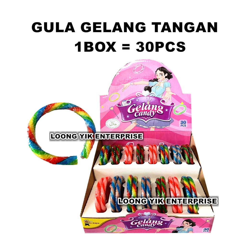 SWEET GELANG TANGAN BARACELET CANDY FRUITY FLAVOR 30PCS HALAL