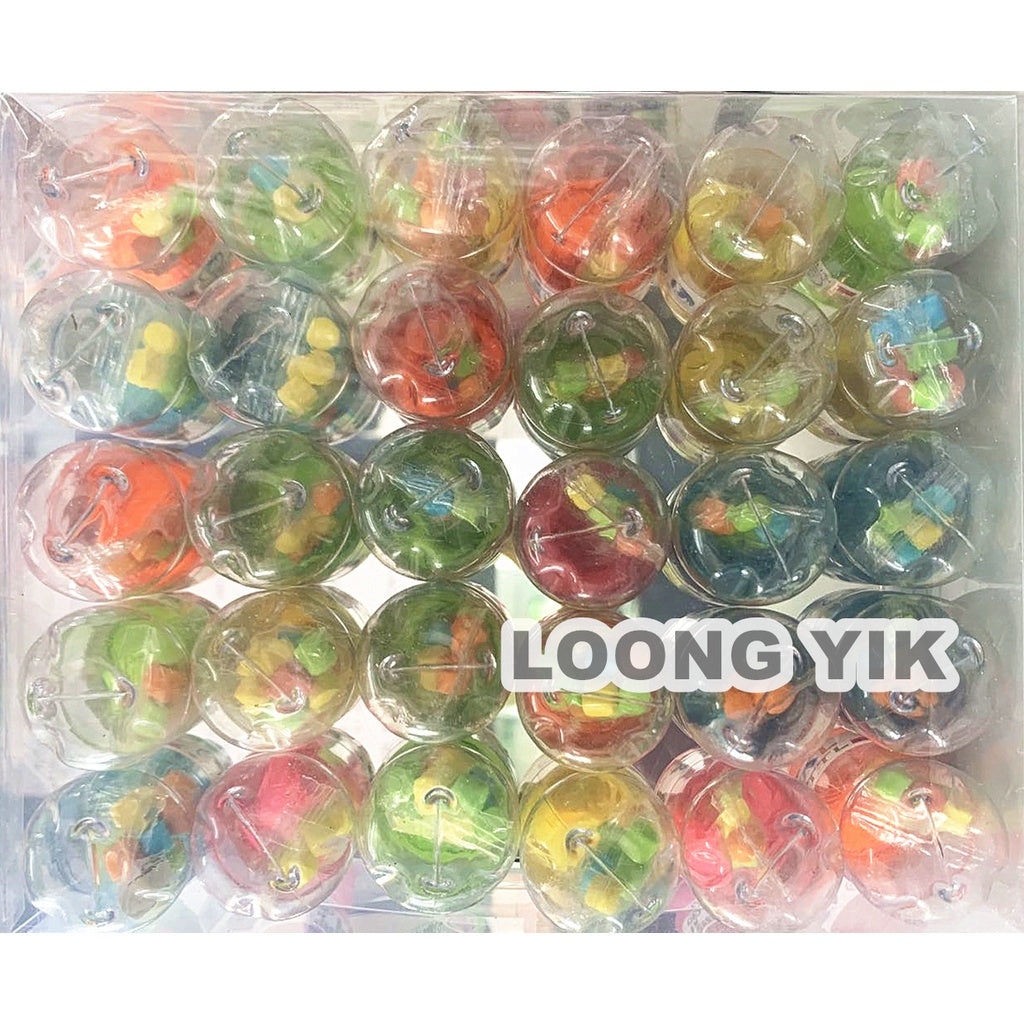 SEAL BOTTLE FRUITY CANDY BEANS 30PCS