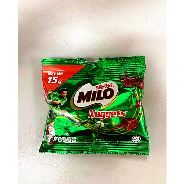 NESTLE MILO NUGGETS HALAL 15G X 12PCS HALAL JAJAN MALAYSIA MILO SEDAP