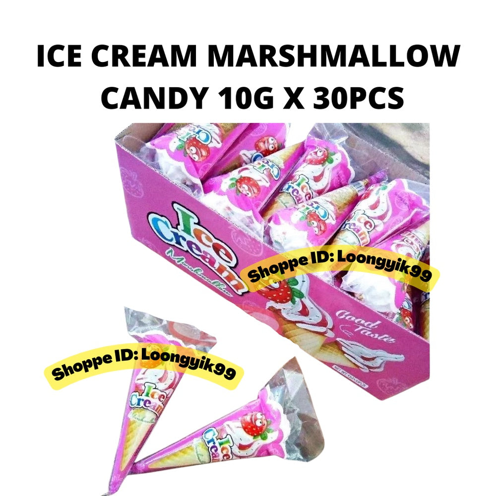 ICE CREAM MARSHMALLOW BISCUIT CANDY 10G X 30PCS HALAL