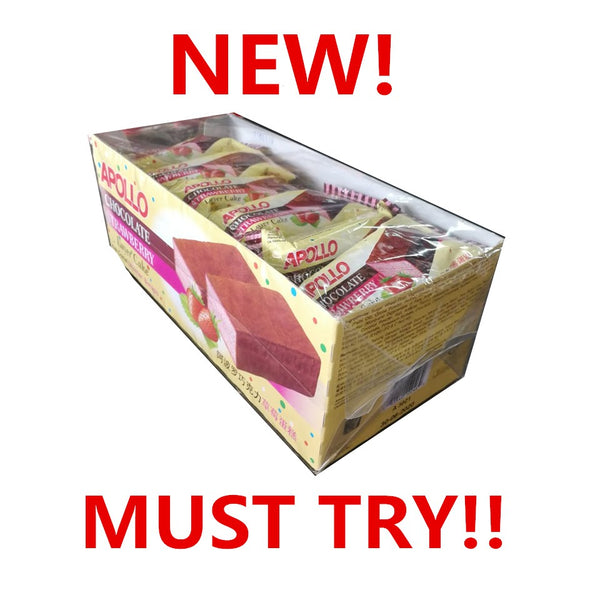 NEW!!! APOLLO CHOCOLATE STRAWBERRY LAYER CAKE 24PCS