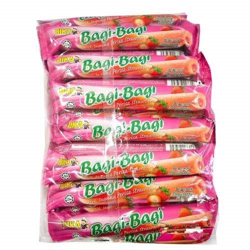 BIKA Bagi-Bagi Stick Jagung Perisa Chocolate / Strawberry / Cheese 40sticks halal