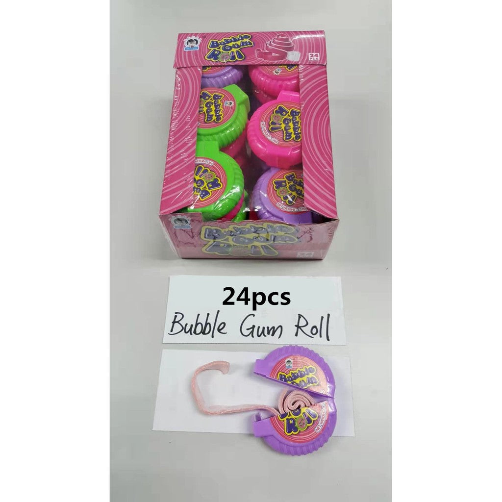 BUBBLE GUM ROLL 18G X 24PCS