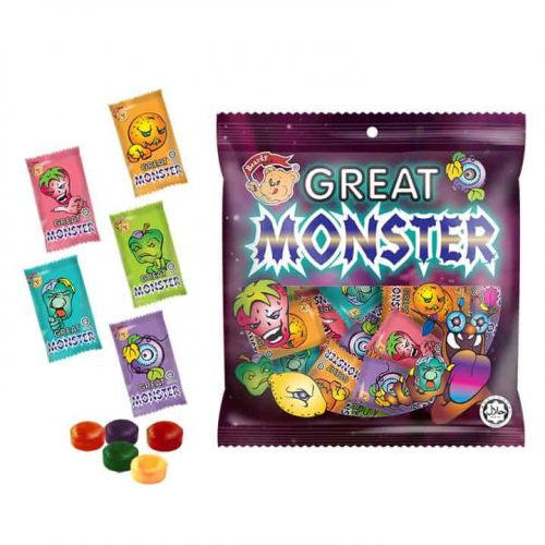 YLF MONSTER TONGUE COLOUR CANDY 910G(350PCS)