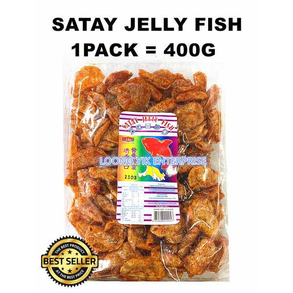 SATAY JELLY FISH 400G HALAL MALAYSIA SNACKS