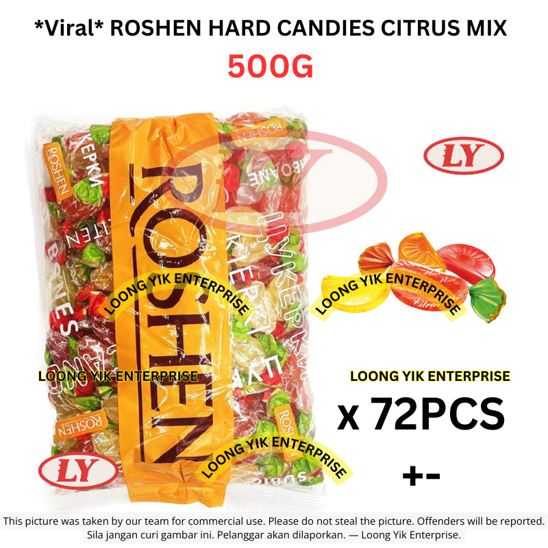 *Viral* ROSHEN HARD CANDIES CITRUS MIX 1KG LY99
