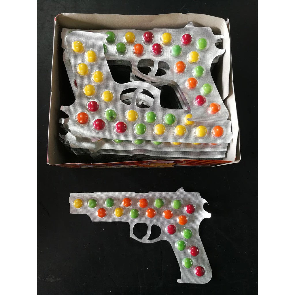 CHOCOLATE CANYU BEANS GUN / TRAIN / MOTORCYCLE 24PCS