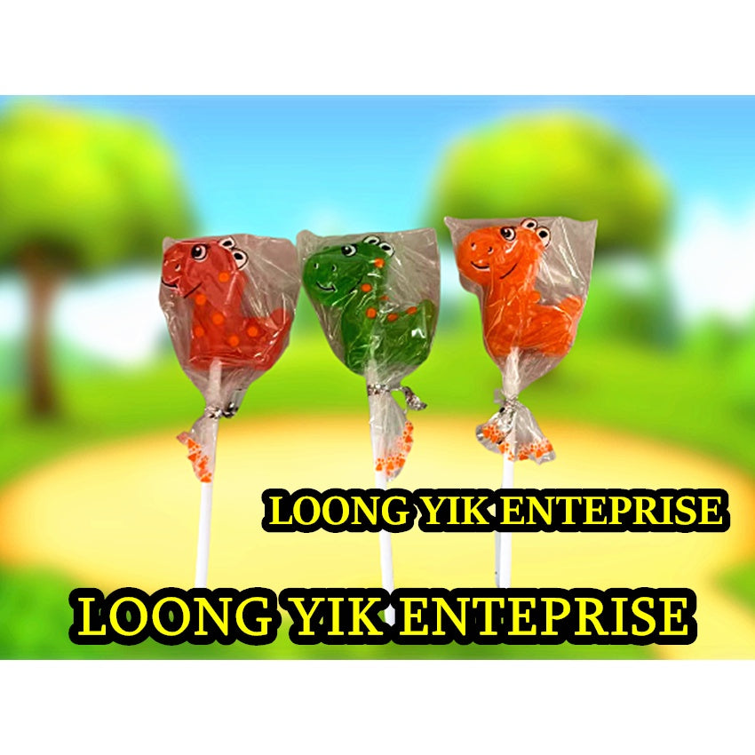 GIRAFFE/ELEPHANT/STRAWBERRY FRUITY LOLLIPOP 30PCS VIRAL HALAL