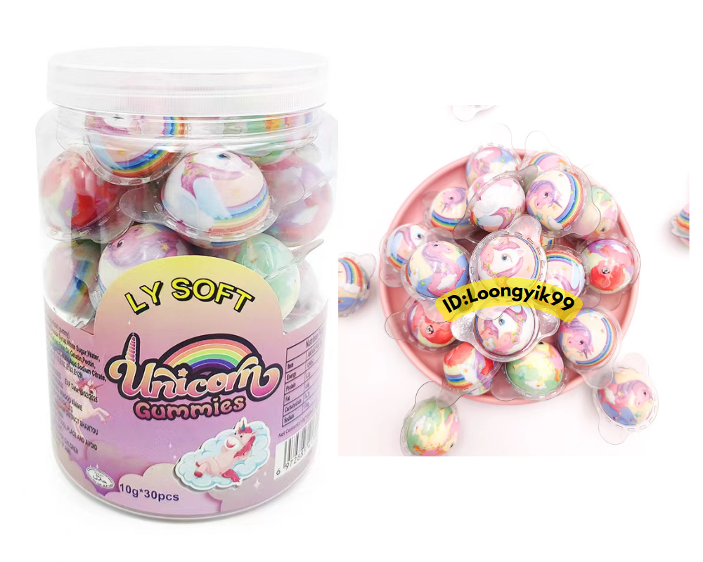 LY Soft Gummy Candy Filled Jam 30pcs