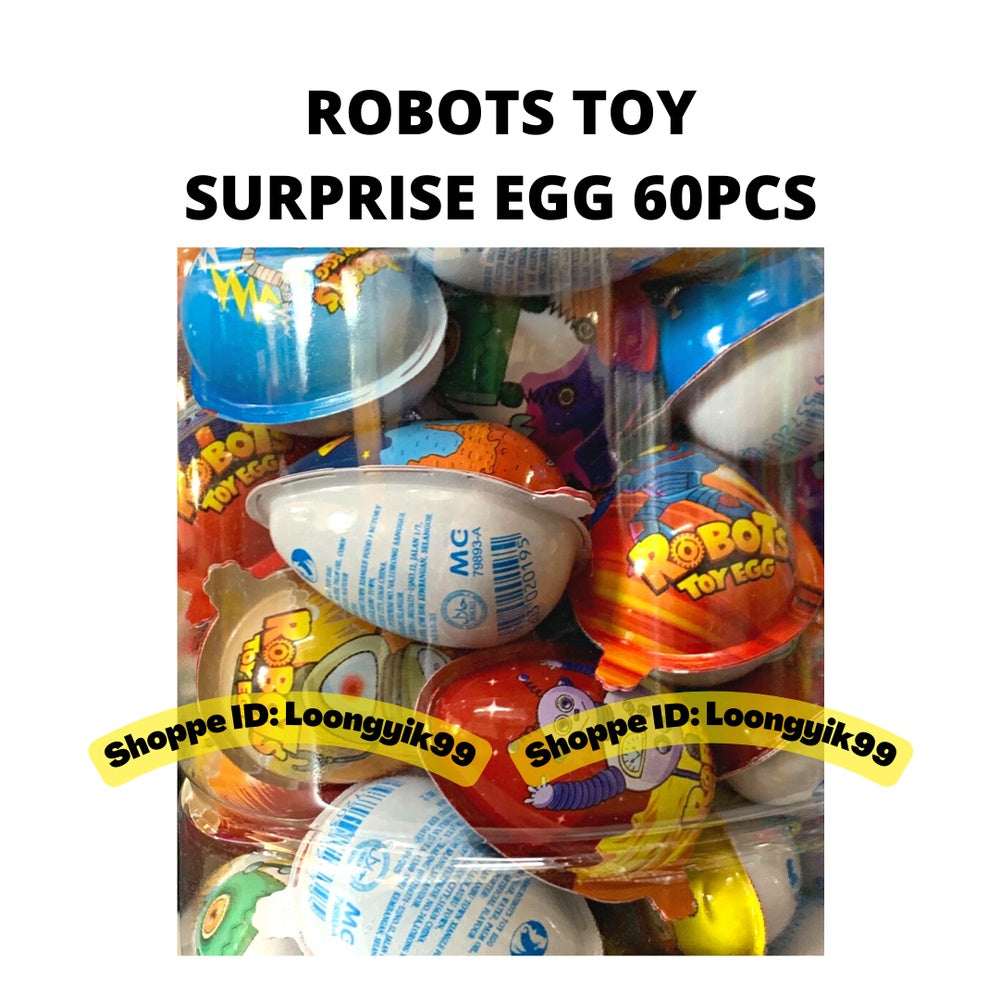 SQUID GAME SURPRISE EGG 60PCS ROBOTS CHOCOLATE CANDY HALAL