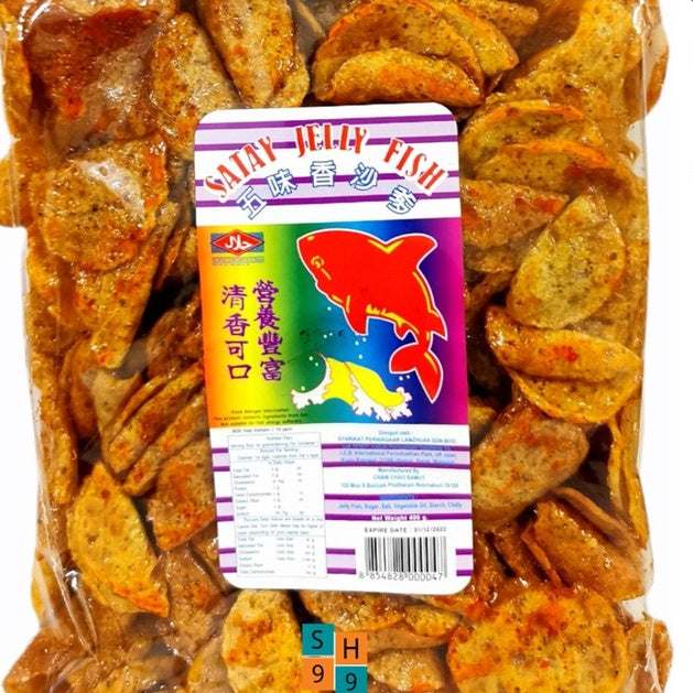 SATAY JELLY FISH 400G HALAL MALAYSIA SNACKS