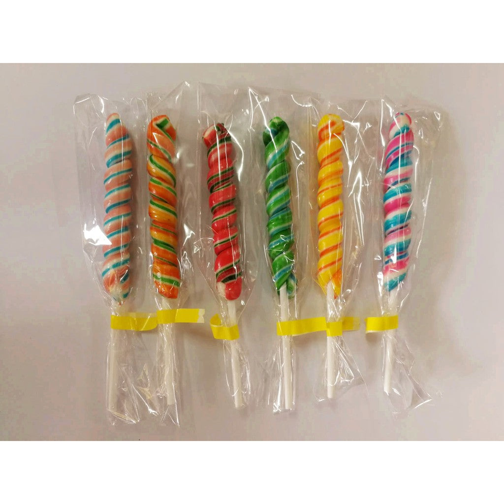 LOLLIPOP WINDMILL STAR SPINNY COLOURFUL 50PCS